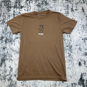 RGSTR T-Shirt Mens Small Brown Tokyo Paradise Graphic Streetwear Short Sleeve